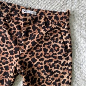 Leopard print Zara pants